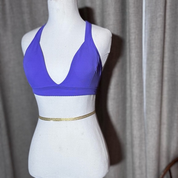 Lululemon‎ Purple Halter Bra with Supportive Band - Picture 1 of 2